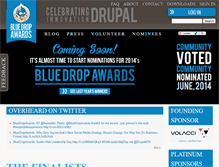 Tablet Screenshot of bluedropawards.org